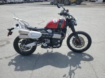  Salvage Triumph Motorcycle Scrambler