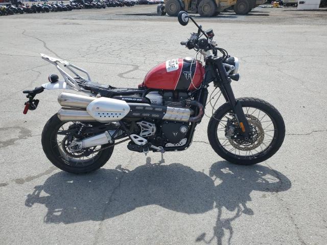  Salvage Triumph Motorcycle Scrambler