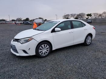  Salvage Toyota Corolla