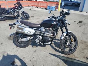  Salvage Triumph Motorcycle Scrambler