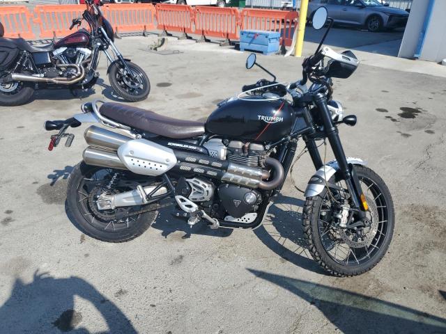  Salvage Triumph Motorcycle Scrambler
