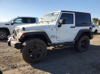 Salvage Jeep Wrangler