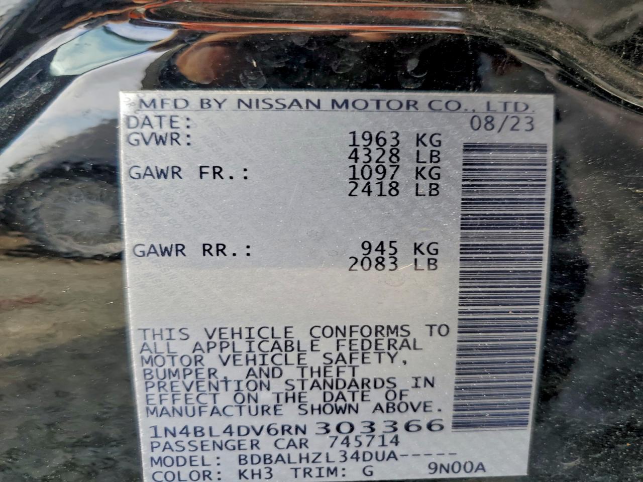 Nissan Altima Sv Image 7