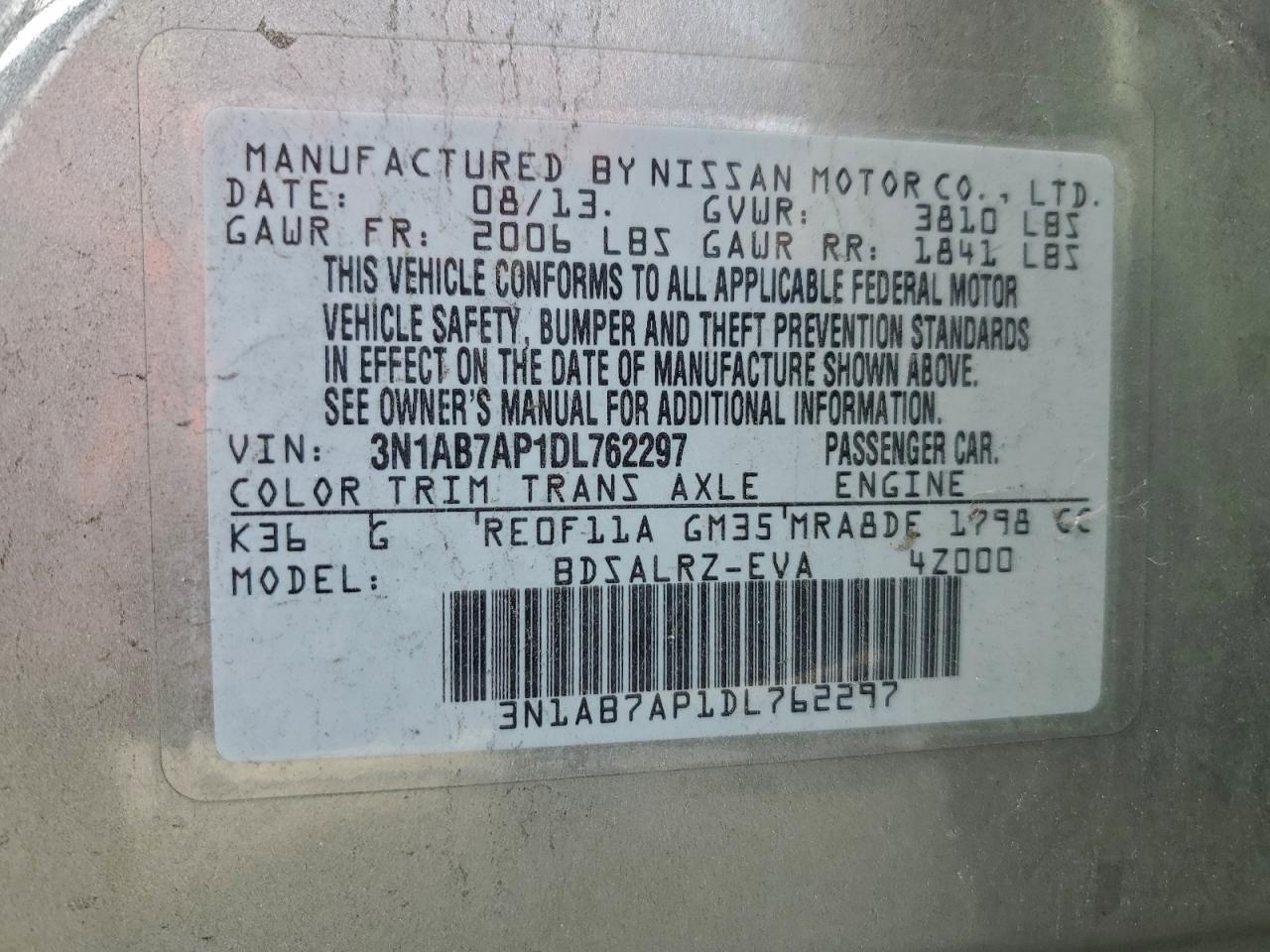 Nissan Sentra S Image 3