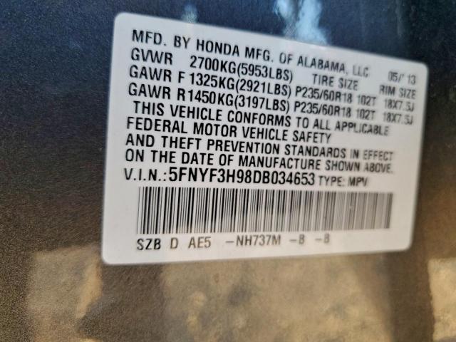 Honda Pilot Touring Image 13