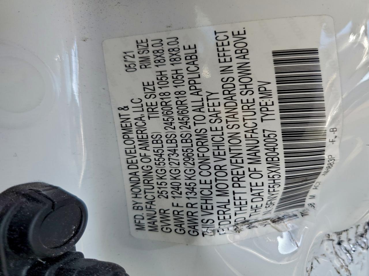 Honda Pilot Exl Image 10