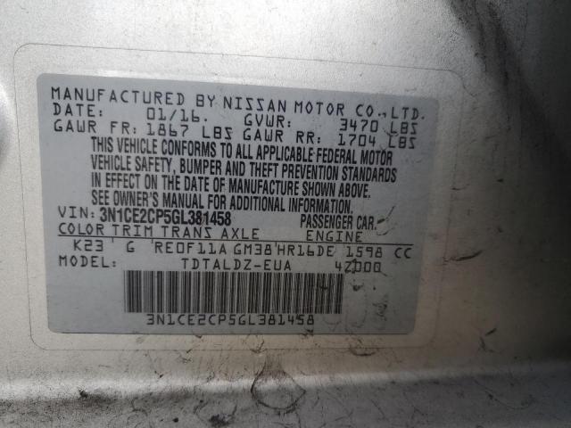 Nissan Versa S Image 13