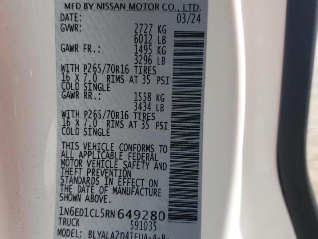 Nissan Frontier S Image 12