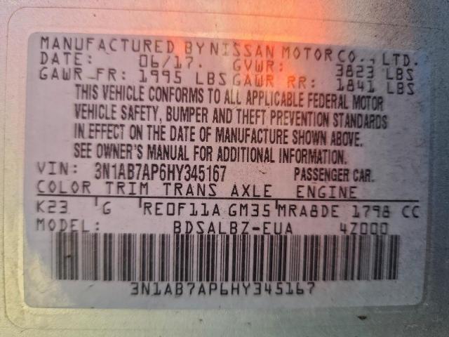 Nissan Sentra S Image 8